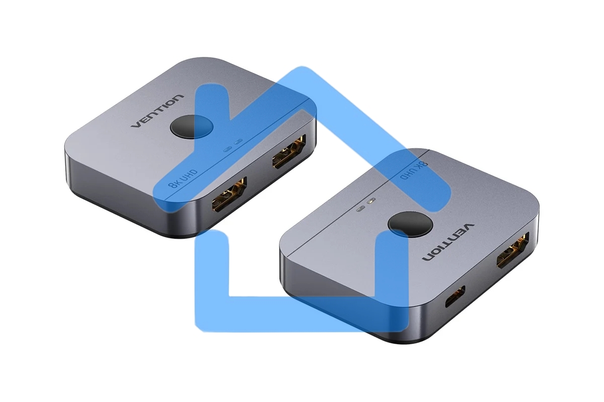 Переключатель - разветвитель Vention HDMI v2.1 двунаправленный 2x1/1x2