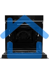 Духовой шкаф электрический Hyundai HMEO 6780 DX черное стекло/серебристый