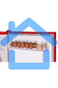 Холодильник Nordfrost NRB 164NF R красный двухкамерный 238/105 л морозилка снизу