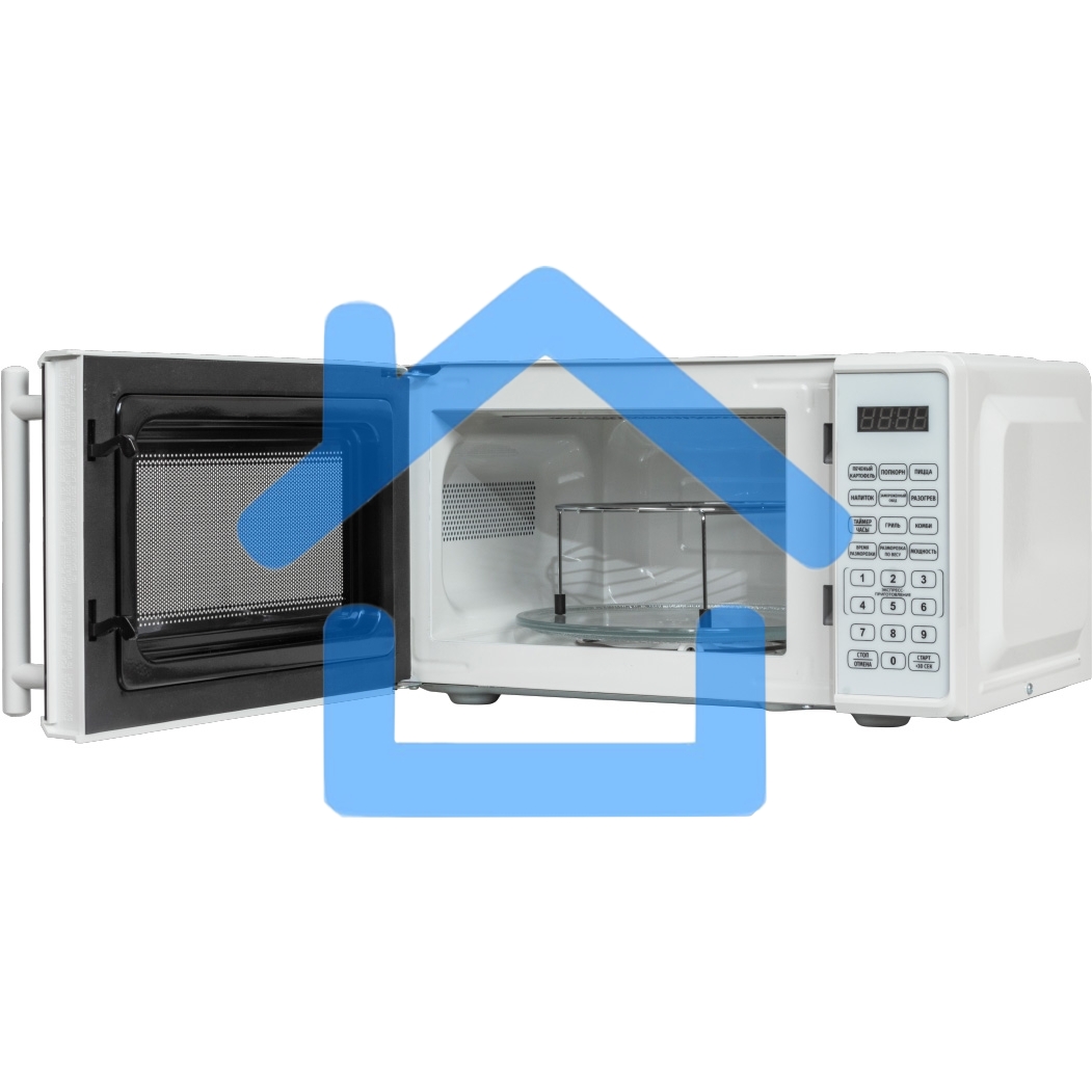 Микроволновая печь JVC JK-MW425SG белый, 20 л, 700 Вт, переключатели - мембранные кнопки