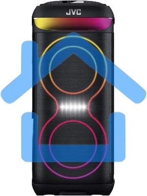 Портативная акустика JVC XS-N4213PB