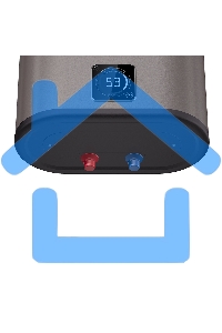 Водонагреватель Thermex Fora 100 2кВт 100л электрический настенный/серый