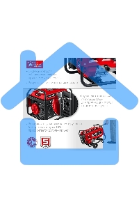 Электрогенератор бензиновый ЗУБР СБ-3300, 3.3 кВт, 72 дБ, 44 кг