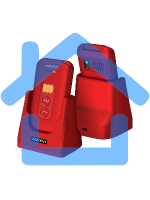 Мобильный телефон Maxvi E5 up красный