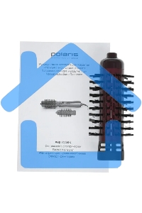 Фен-щетка Polaris PHS 1020RK лиловый 1000Вт. Кол-во режимов 3. Конструкция вращение шнура.2 насадки-щетки: 50, 35 мм. В комплекте щетка. Покрытие керамическое.Автоматическое вращение насадок.