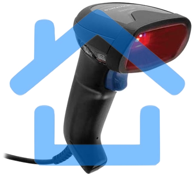 Сканер штрих-кода ручной Datalogic QuickScan QD2590, Kit, 2D Mpixel Imager, 30 скан/сек, USB, черный
