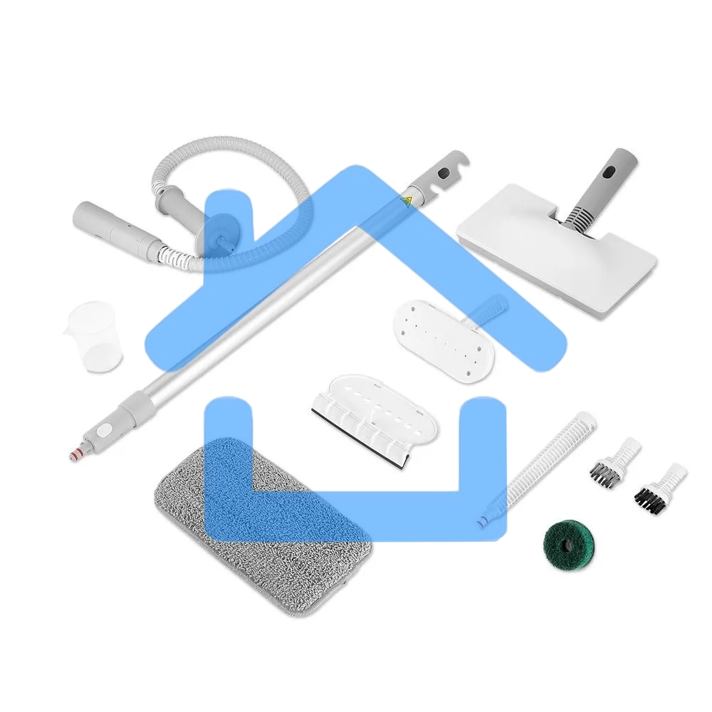 Швабра паровая Kitfort КТ-3942 1500Вт белый/серый