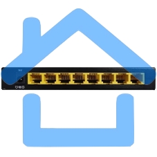 Коммутатор неуправляемый ORIGO Unmanaged Switch, 8x1000Base-T, metal case