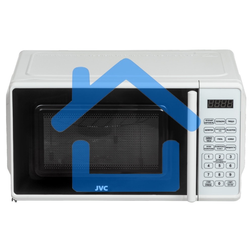 Микроволновая печь JVC JK-MW425SG белый, 20 л, 700 Вт, переключатели - мембранные кнопки