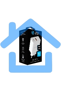 Сетевое зарядное устройство Qumo Energy light (Charger 0052) PD 20W, 2USB, Type-C + QC3.0, белый