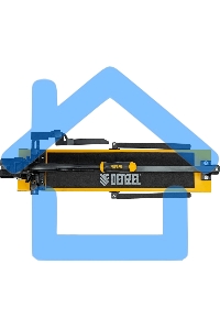 Плиткорез рельсовый 600х16мм, каретка на подш., стальная станина, усил. рукоятка-пенал Denzel