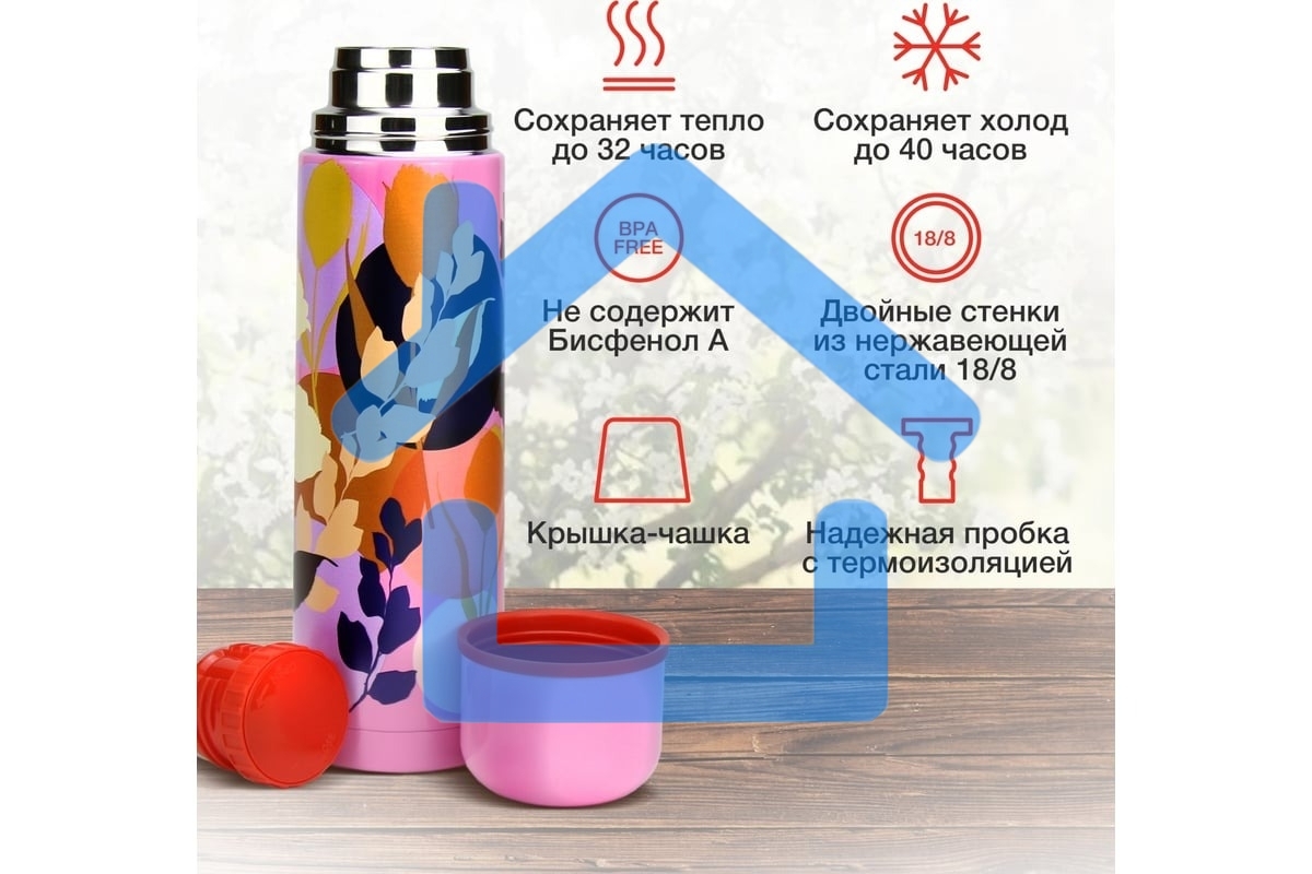 Термос Starwind 21-1000/1 1л.