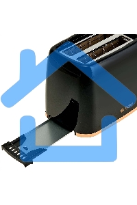 Тостер DELTA DL-6901 черный, 650 Вт