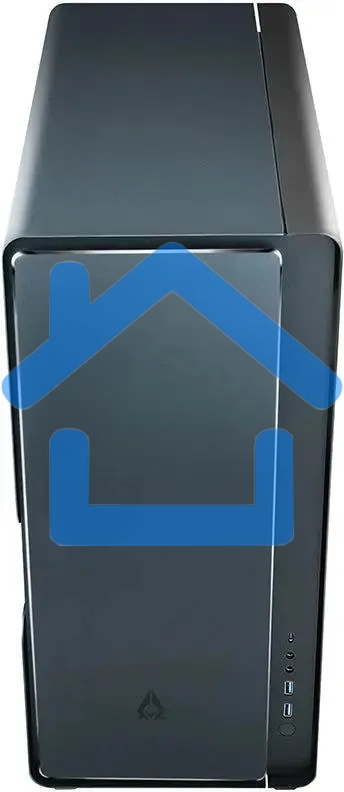 Компьютерный корпус Azza Cast черный без БП ATX 3x120мм 2x140мм 2xUSB 3.0 audio bott PSU