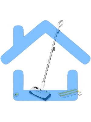 Швабра паровая Karcher KST 1 Upright 1300Вт белый/серый