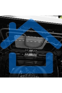 Духовой шкаф электрический Hyundai HMEO 6780 DX черное стекло/серебристый