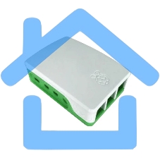 Корпус ACD RA601 White+Green ABS Case for Raspberry 4B