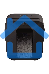 Шредер Fellowes PowerShred LX25 черный (секр.P-4)/перекрестный/6лист./11.5лтр./скрепки/скобы/пл.карты