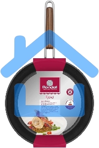 Сковорода Rondell Fjord RDA-1796, 28см, без крышки, черный
