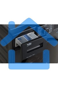 Стиральная машина Beko WSPE7H616A темно-серый, загрузка фронтальная 7,5 кг, 1200 об/мин., класс: А
