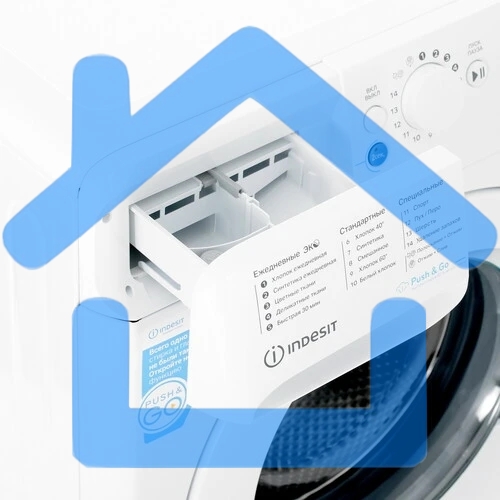 Стиральная машина Indesit BWSA 5109 WWV белый, загрузка фронтальная 5 кг, 1000 об/мин., класс: А