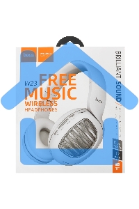 Беспроводные накладные наушники HOCO W23 BRILLIANT белый (6931474709615)