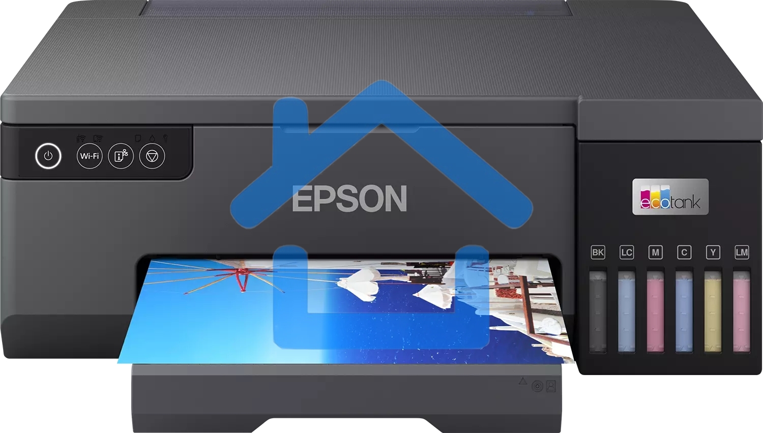Принтер струйный Epson L8050 (C11CK37405/C11CK37402/C11CK37504/C11CK37507/C11CK37506), A4, цветное, печ. до 8 стр/мин., 1440 x 5760 dpi, USB, Wi-Fi