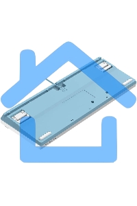 Клавиатура проводная A4Tech Fstyler FS300 (FS300 PANDA SNOWBOARDING), USB, белый/синий