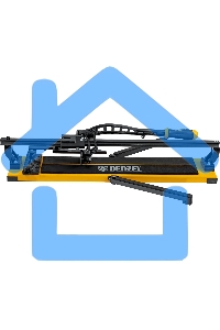 Плиткорез рельсовый 600х16мм, каретка на подш., стальная станина, усил. рукоятка-пенал Denzel