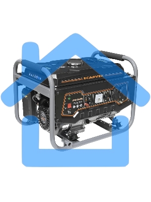 Электрогенератор бензиновый Carver PPG-3600A, 2.8 кВт, 67 дБ, 40 кг