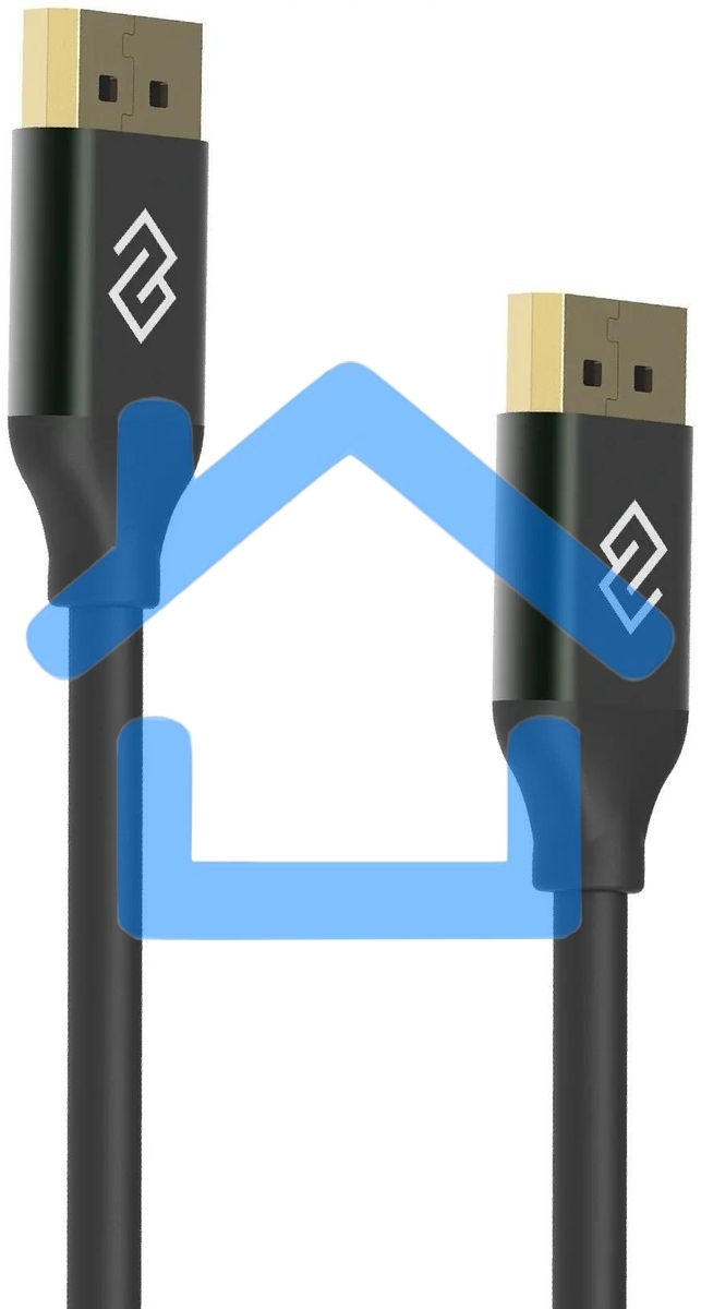 Кабель аудио-видео Digma V1.4 DisplayPort (m)/DisplayPort (m) 1.5м. черный (D-DP-V1.4-1.5M)