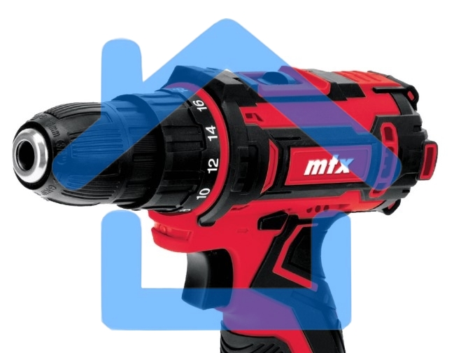 Дрель-шуруповерт MTX CDS-12, Аккумуляторная, 12В, Кейс