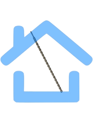 Бур Matrix по бетону 24 x 600 мм sds plus