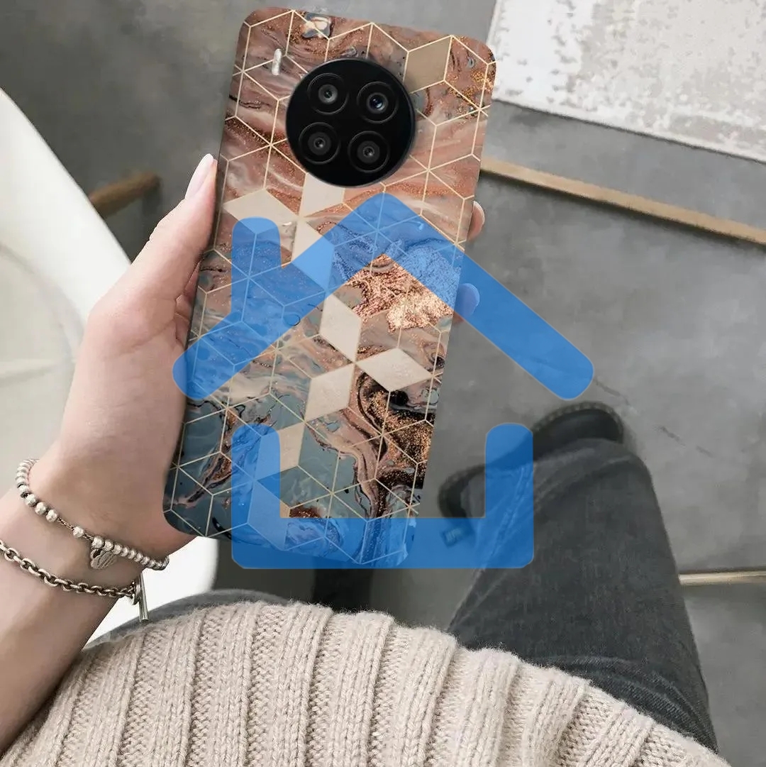 Чехол (клип-кейс) Gresso Meridian, для Honor 50 Lite, золотистый/синий gr17aaae8878