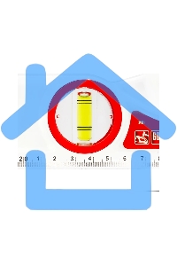 Уровень алюминиевый Matrix литой, фрезерованный, 3 глазка, две ударные площадки, 600 мм