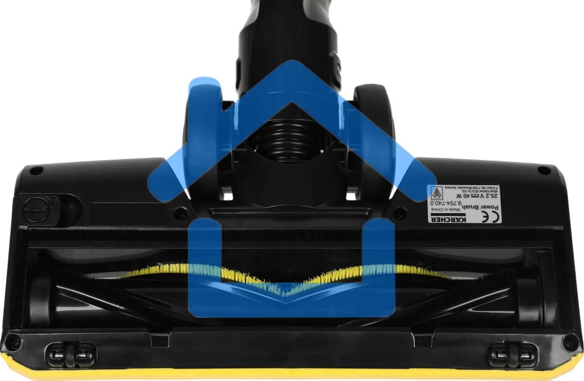 Пылесос вертикальный/ручной Karcher VC 6 Cordless ourFamily белый/черный, питание от аккумулятора, 250 Вт, уборка сухая, пылесборник 0.8 л, работа от АКБ max - 50 мин
