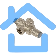 Регулятор давления поршневой с выходом под манометр 1/2'