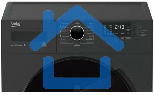 Стиральная машина Beko WSPE7612A антрацит, загрузка фронтальная 7 кг, 1200 об/мин., класс: А