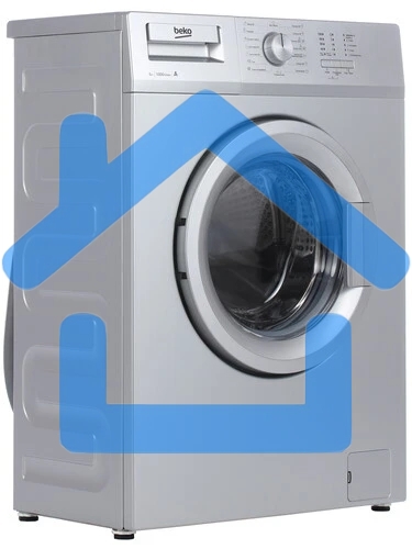 Стиральная машина Beko WRS 55P1 BSS 7320510018 серебристый, загрузка фронтальная 5 кг, 1000 об/мин., класс: А