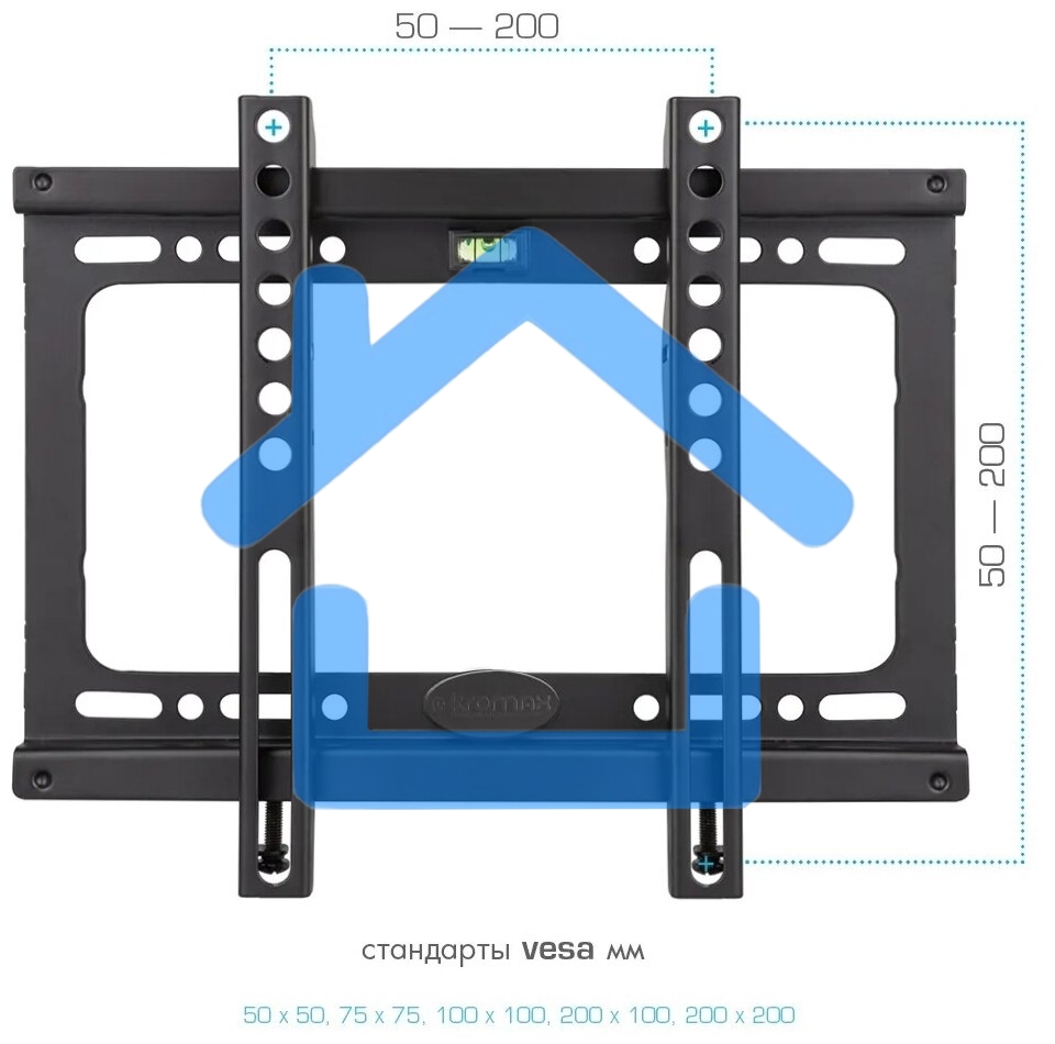 Кронштейн для телевизора Kromax IDEAL-5 черный 15
