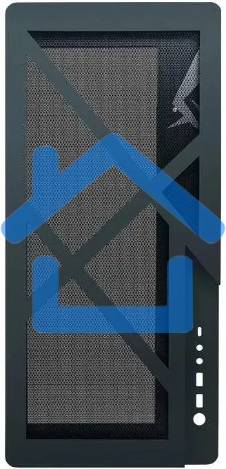 Компьютерный корпус Azza Cast черный без БП ATX 3x120мм 2x140мм 2xUSB 3.0 audio bott PSU