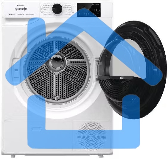 Сушильная машина Gorenje DGPNE82GNLW белый, 8 кг, сушка - конденсационная, программ - 16, 60 x 85 x 62.5 см
