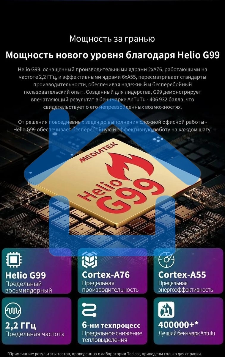 Планшет Teclast T50 Max G99 (2.2) 8C RAM8Gb ROM256Gb 11