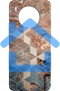 Чехол (клип-кейс) Gresso Meridian, для Honor 50 Lite, золотистый/синий gr17aaae8878