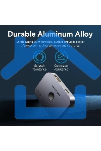 Переключатель - разветвитель Vention HDMI v2.1 двунаправленный 2x1/1x2