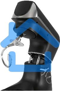 Кухонная машина Hyundai HYM-S8591 планетар.вращ. 1500Вт черный/серебристый