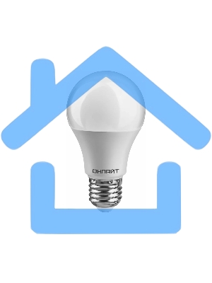 Лампа светодиодная ОНЛАЙТ 61140 OLL-A60-10-230-6.5K-E27 грушевидная