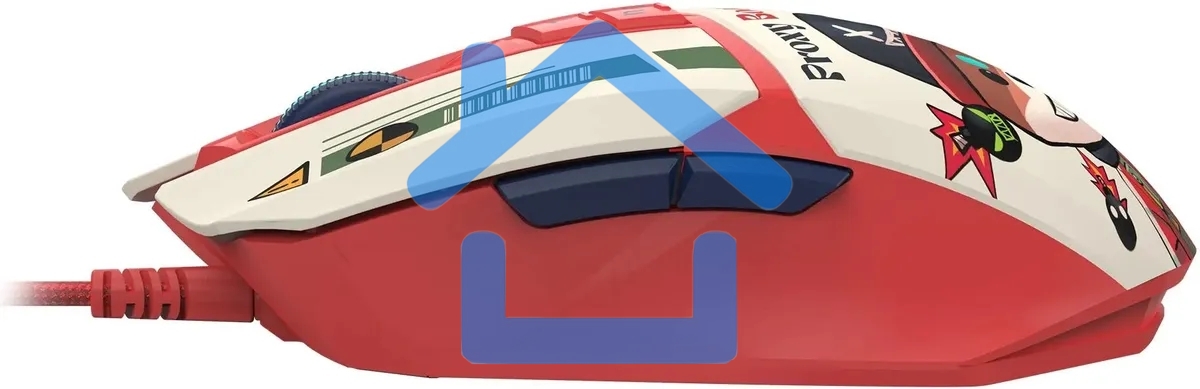 Мышь проводная A4Tech Bloody W63 Max Proxy Boom бежевый/красный, 12000 dpi, USB, кнопки - 9