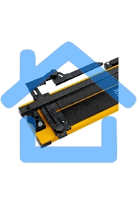 Плиткорез рельсовый 600х16мм, каретка на подш., стальная станина, усил. рукоятка-пенал Denzel