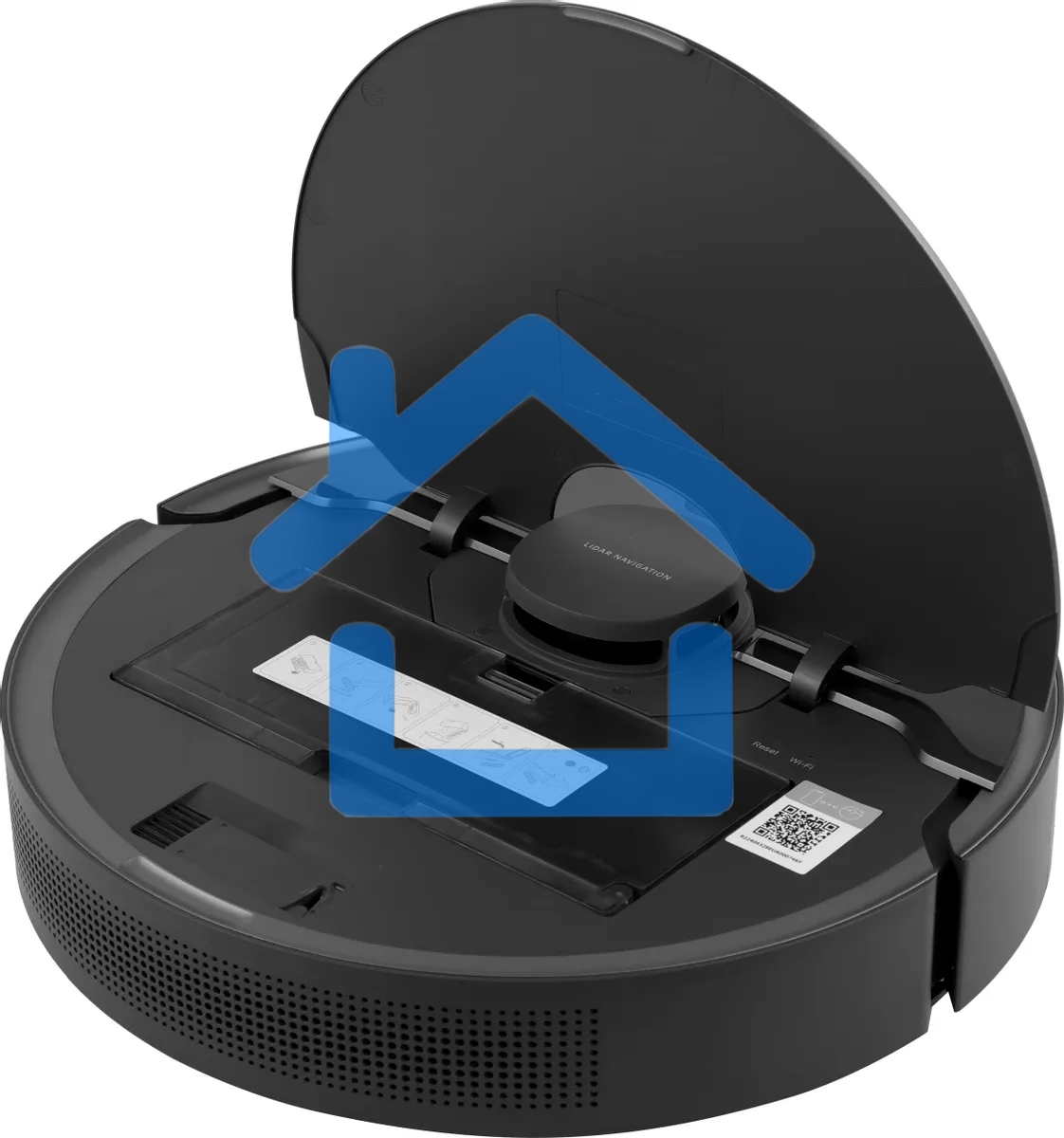 Робот-пылесос Dreame RLS6AD D10S Plus черный, 46 Вт, 5200 мА·ч Li-Ion, уборка сухая/влажная, пылесборник контейнер 0.4 л